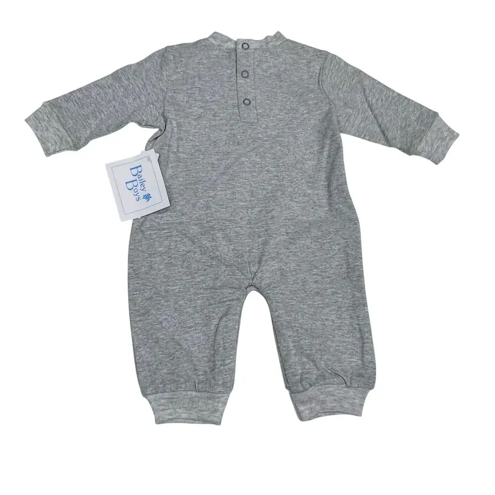 NWT Bailey Boys 24M Emergency Vehicles Knit Romper